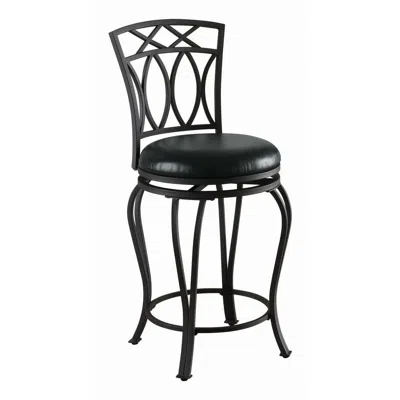 Coaster Co. Of America Adamsville Upholstered Swivel Counter Height Stool Black
