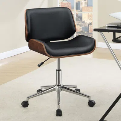 Coaster Co. Of America Addington Adjustable Height Office Chair Black And Chrome