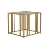 Coaster Co. Of America Adri Metal Frame End Table Matte Brass