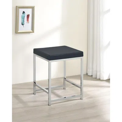 Coaster Co. Of America Afshan Upholstered Square Padded Cushion Vanity Stool