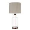 Coaster Co. Of America Aisha Drum Shade Table Lamp Creamy Beige And Clear