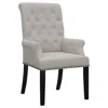 Coaster Co. Of America Alana Upholstered Tufted Arm Chair With Nailhead Trim