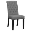 Coaster Co. Of America Alana Upholstered Tufted Side Chairs With Nailhead Trim (set Of 2)