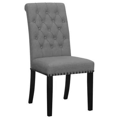 Coaster Co. Of America Alana Upholstered Tufted Side Chairs With Nailhead Trim (set Of 2)