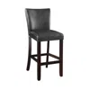 Coaster Co. Of America Alberton Upholstered Bar Stools Black And Cappuccino (set Of 2)