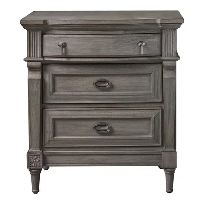 Coaster Co. Of America Alderwood 3-drawer Nightstand French Grey