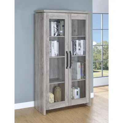 Coaster Co. Of America Alejo 2-door Tall Cabinet Grey Driftwood