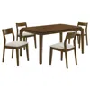 Coaster Co. Of America Almonte 5-piece 59-inch Rectangular Dining Set Dark Brown