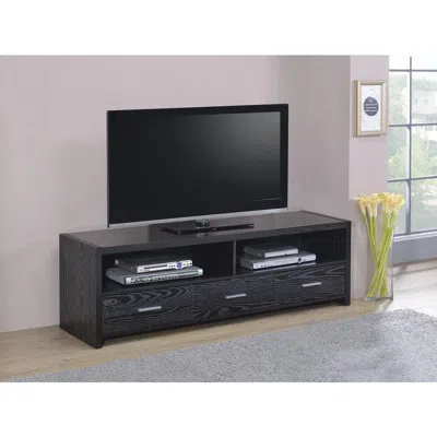Coaster Co. Of America Alton 62" 3-drawer Tv Console Black Oak