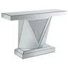 Coaster Co. Of America Amore Mirrored Acrylic Entryway Sofa Console Table Silver In Metallic