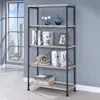 Coaster Co. Of America Analiese 4-shelf Bookcase Grey Driftwood