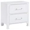 Coaster Co. Of America Anastasia 2-drawer Nightstand Pearl White