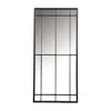 Coaster Co. Of America Annetta Rectangular Window Pane Wall Mirror Black