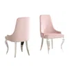 Coaster Co. Of America Antoine Upholstered Demi Arm Dining Side Chairs (set Of 2)