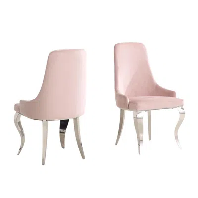 Coaster Co. Of America Antoine Upholstered Demi Arm Dining Side Chairs (set Of 2)