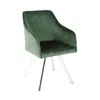 Coaster Co. Of America Arika Channeled Back Swivel Dining Chair Green