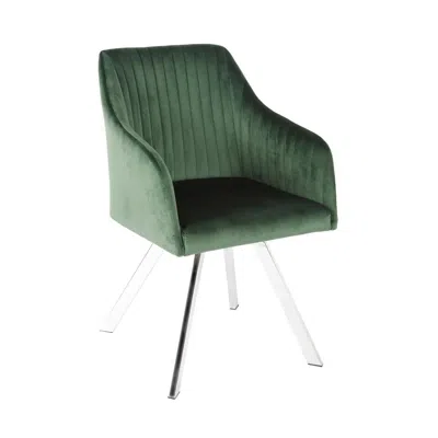 Coaster Co. Of America Arika Channeled Back Swivel Dining Chair Green