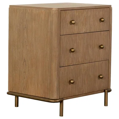 Coaster Co. Of America Arini 3-drawer Nightstand With Dual Usb Ports Sand Wash