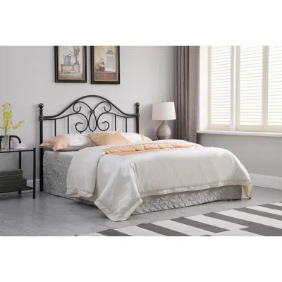 Coaster Co. Of America Bailey Queen / Full Metal Headboard Black And Bronze