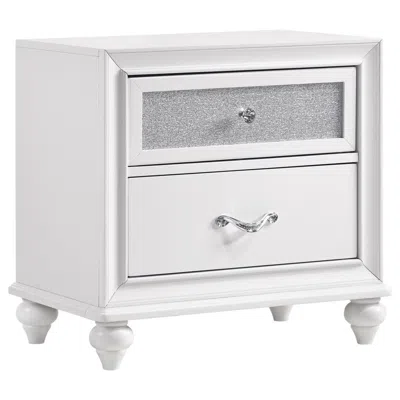 Coaster Co. Of America Barzini 2-drawer Nightstand White