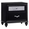 Coaster Co. Of America Barzini 2-drawer Rectangular Nightstand Black