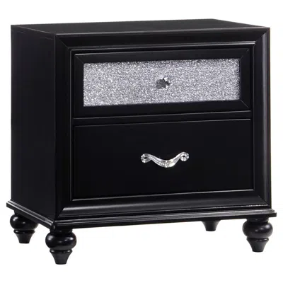 Coaster Co. Of America Barzini 2-drawer Rectangular Nightstand Black