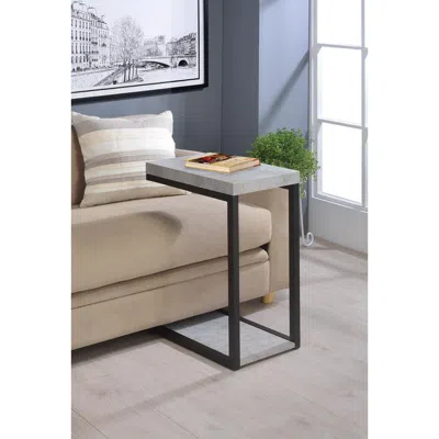 Coaster Co. Of America Beck Accent Table Cement And Black