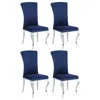 Coaster Co. Of America Betty Velvet Upholstered Dining Chair Ink Blue (set Of 4)