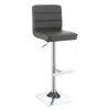 Coaster Co. Of America Bianca Upholstered Adjustable Bar Stools Grey And Chrome (set Of 2)