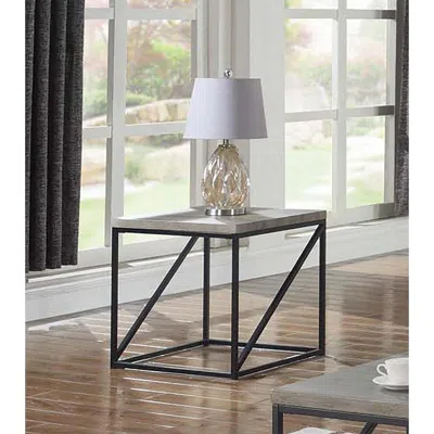 Coaster Co. Of America Birdie Square End Table Sonoma Grey In Gray