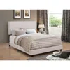 Coaster Co. Of America Boyd Twin Upholstered Bed With Nailhead Trim Ivory