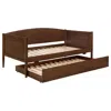 Coaster Co. Of America Bozeman Wood Twin Daybed With Trundle Medium Walnut In Brown