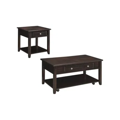 Coaster Co. Of America Bradford 2-piece Lift Top Coffee And End Table Set Walnut