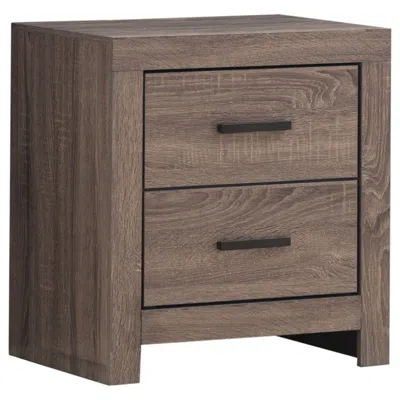 Coaster Co. Of America Brantford 2-drawer Nightstand Barrel Oak