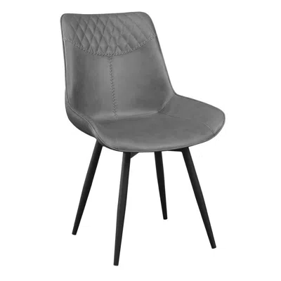Coaster Co. Of America Brassie Upholstered Side Chairs Grey (set Of 2)