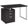 Coaster Co. Of America Brennan 3-drawer Office Desk Cappuccino
