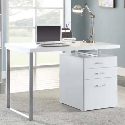 Coaster Co. Of America Brennan 3-drawer Office Desk White