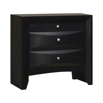 Coaster Co. Of America Briana Rectangular 2-drawer Nightstand Black