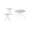 Coaster Co. Of America Briggs 3-piece Round Coffee And End Table Set White