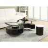 Coaster Co. Of America Buckley 3-piece Coffee Table And Stools Set Cappuccino