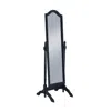 Coaster Co. Of America Cabot Rectangular Cheval Mirror With Arched Top Black