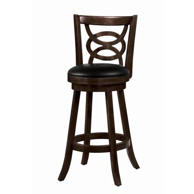 Coaster Co. Of America Calecita Swivel Bar Stools With Upholstered Seat Cappuccino (set Of 2)