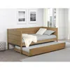Coaster Co. Of America Calinda Wood Twin Daybed With Trundle Natural In Brown