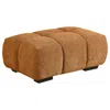 Coaster Co. Of America Camacho Rectangular Upholstered Tufted Ottoman Orange