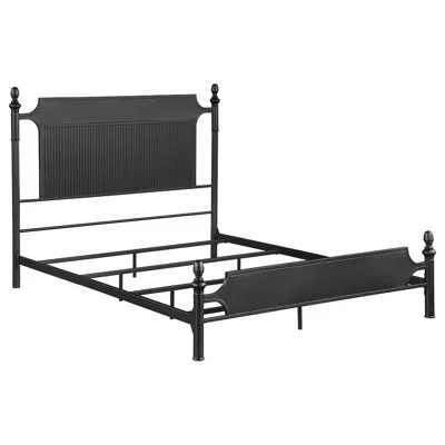 Coaster Co. Of America Cameron 51-inch Metal Queen Panel Bed Black