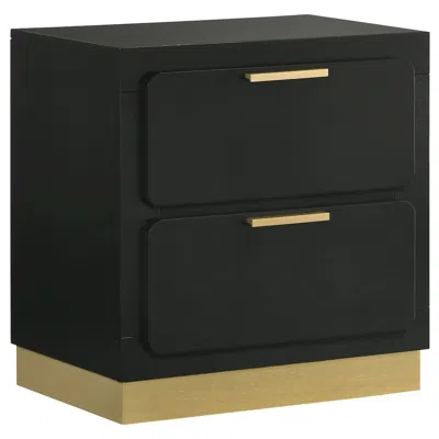 Coaster Co. Of America Caraway 2-drawer Nightstand Black