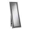 Coaster Co. Of America Carisi Rectangular Standing Mirror With Led Lighting Silver