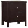Coaster Co. Of America Carlton 2-drawer Rectangular Nightstand Cappuccino