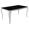 Coaster Co. Of America Carone Rectangular 61-inch Glass Top Dining Table Black
