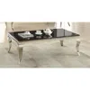 Coaster Co. Of America Carone Rectangular Coffee Table Chrome And Black